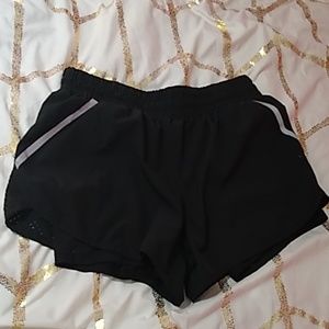 Black RBX athletic shorts